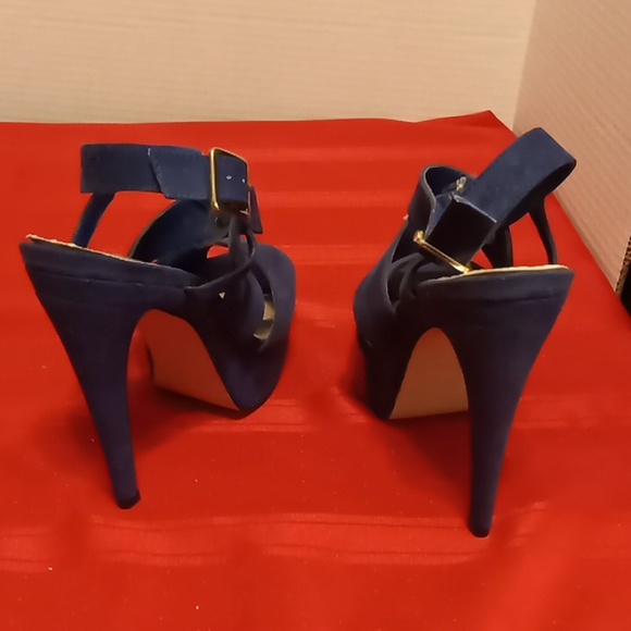 Steve Madden, Madden Girl, royal blue platform stiletto’s - Picture 4 of 6